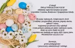 ŻYCZENIA WIELKANOCNE