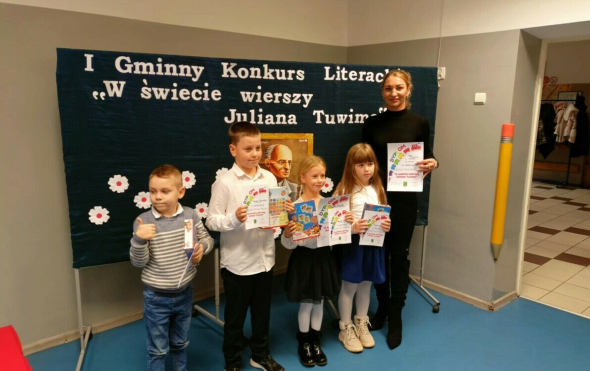 Zdjęcie do I Gminny Konkurs Literacki "W świecie wierszy Juliana Tuwima"