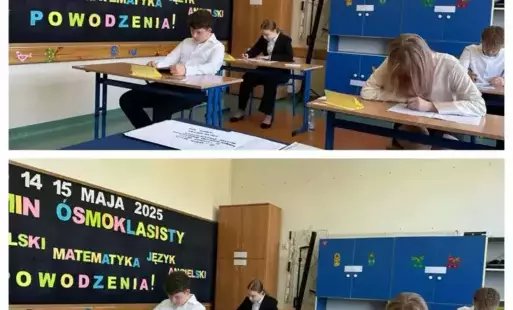 Zdjęcie do EGZAMIN ÓSMOKLASISTY 